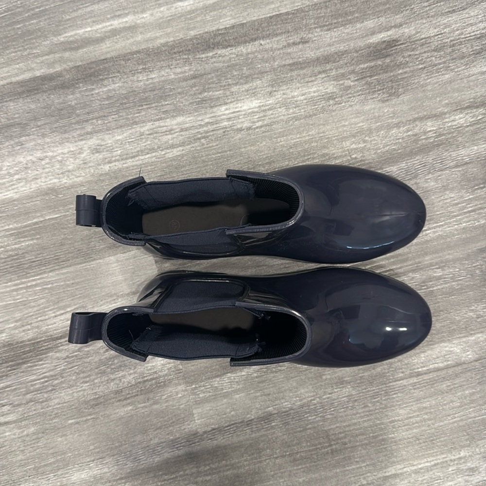 Planone Navy Rain Boots